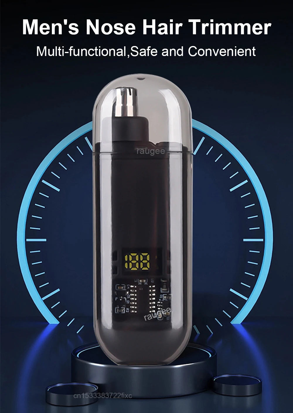 Mini Electric Nose Hair Trimmer for Men Rechargeable Portable Beard Eyebrow Grooming Tool Nose And Ear Hair Remover