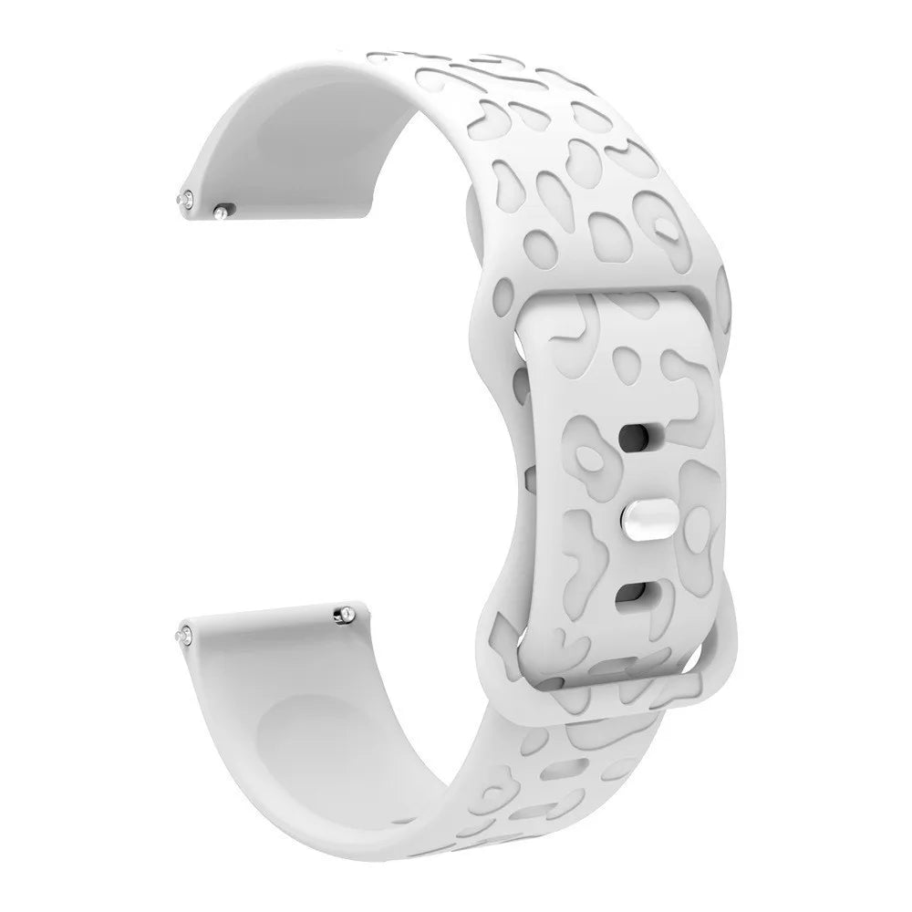 18mm 20mm 22mm Silicone Strap For Garmin Forerunner 265 255 255S 265S 245 245M 645 645M 55 158 165 Smart Watch Engraved Band