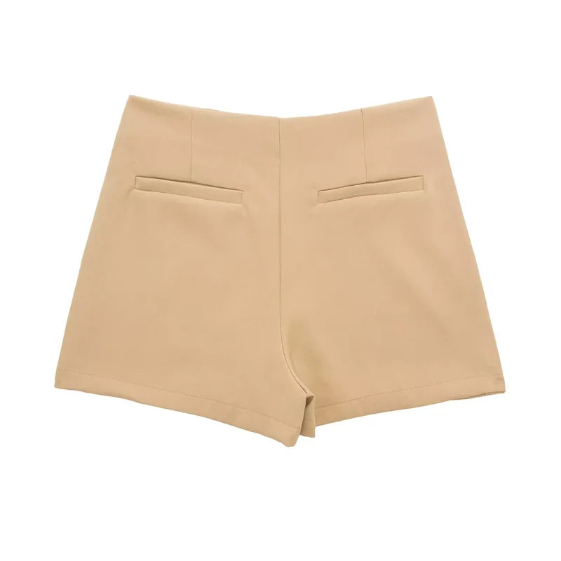 HXAO Shorts Women Black White Mini shorts Women's Shorts High waist Micro Casual Skirt Shorts Asymmetric Shorts Skirt Mujer