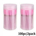 100pc Convenient Crystal Eyelash and Brow Brush Disposable Eyelash Comb for Mascara Application Eyelash Extension Makeup Tools