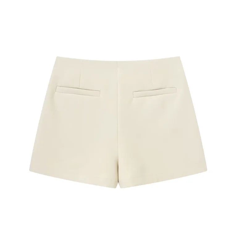 HXAO Shorts Women Black White Mini shorts Women's Shorts High waist Micro Casual Skirt Shorts Asymmetric Shorts Skirt Mujer