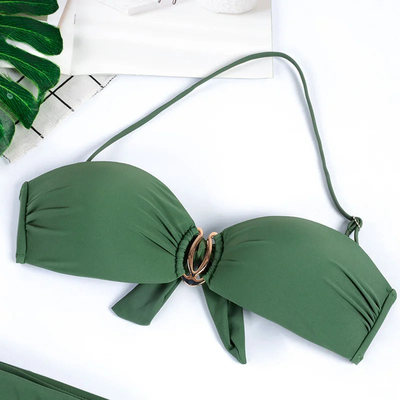 New Sexy Bikinis Swimsuits Women Swimwear Push Up For Female Beach Swimming Wear Bathing Suits Brazilian Bikini Set Pool Bather
