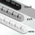 7-hole Data Cable Organizer, Desktop Charging Cable Storage Protector, Mouse Cable, Headphone Winding Device, Fixing Clipp