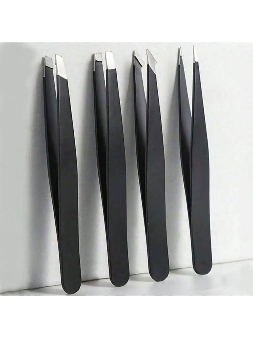Multi-purpose Eyebrow Tweezers, 4-Pack Stainless Steel Eyebrow Tightening Facial Hair Trimmer Makeup Tool Set, Eye Shaping Tools