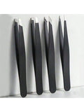 Multi-purpose Eyebrow Tweezers, 4-Pack Stainless Steel Eyebrow Tightening Facial Hair Trimmer Makeup Tool Set, Eye Shaping Tools