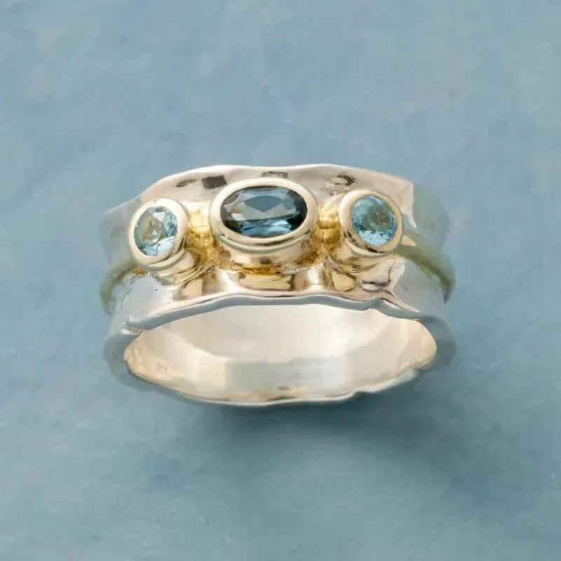 Europe and the United States new ring for women retro exaggerated simple personality ring for women