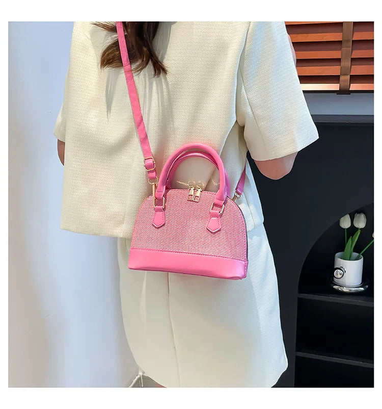 Women Shell Crossbody Bag New Trendy Retro Shoulder Handbag Simple Stylish Casual Commuter Purse Lady Bolsa Feminina Сумка