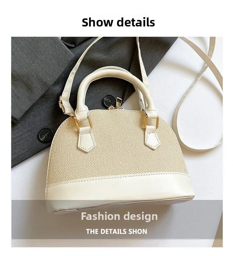 Women Shell Crossbody Bag New Trendy Retro Shoulder Handbag Simple Stylish Casual Commuter Purse Lady Bolsa Feminina Сумка