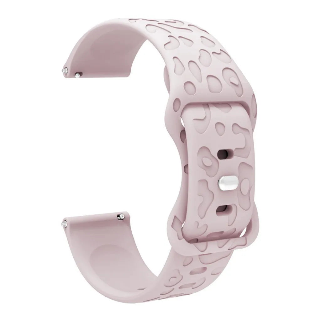18mm 20mm 22mm Silicone Strap For Garmin Forerunner 265 255 255S 265S 245 245M 645 645M 55 158 165 Smart Watch Engraved Band