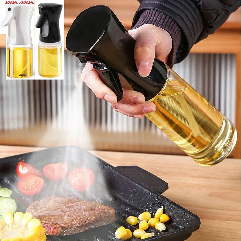 200ml Oil Spray Bottle Kitchen BBQ Cooking Olive Oil Dispenser Camping Baking Empty Vinegar Soy Sauce Sprayer Containers