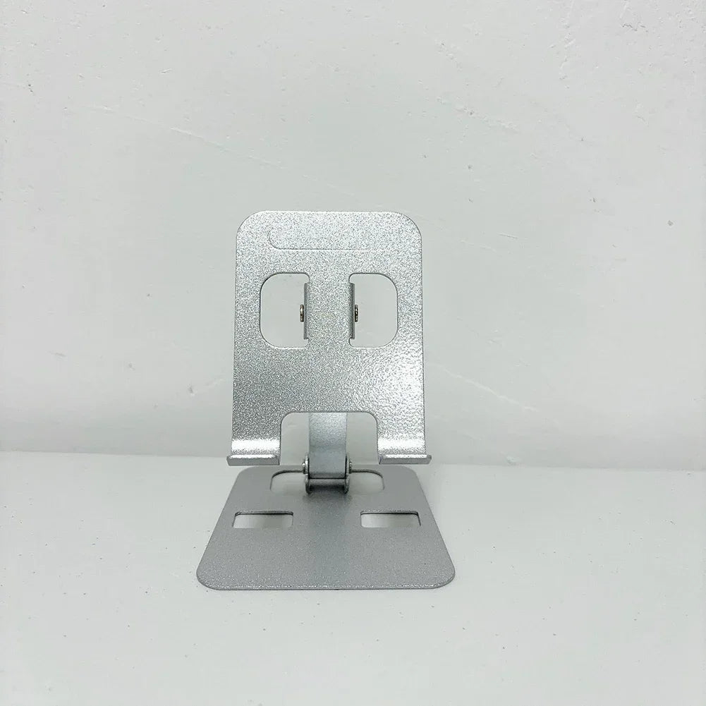 Fashion Universal Foldable Desk Phone Holder Mount Stand For iPhone 12-17 Mobile Phone Holder Tablet Desktop Metal Holder