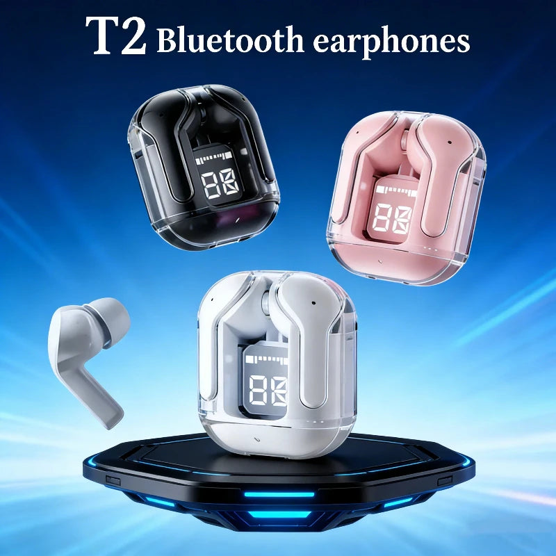 Original T2 Bluetooth headset wireless Bluetooth headset HIFI sound quality headset apply to smartphones