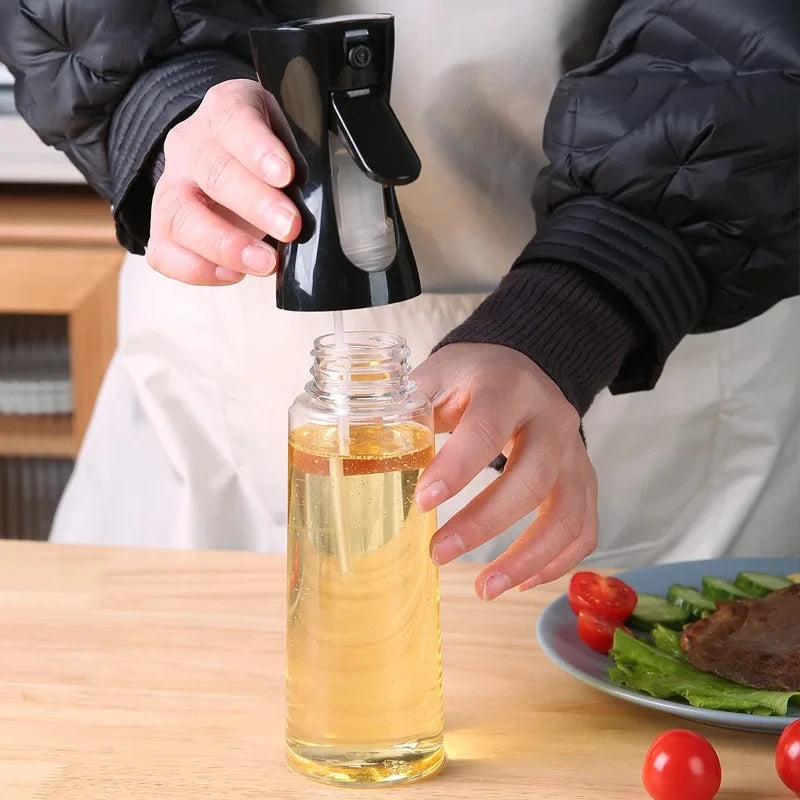 200ml Oil Spray Bottle Kitchen BBQ Cooking Olive Oil Dispenser Camping Baking Empty Vinegar Soy Sauce Sprayer Containers