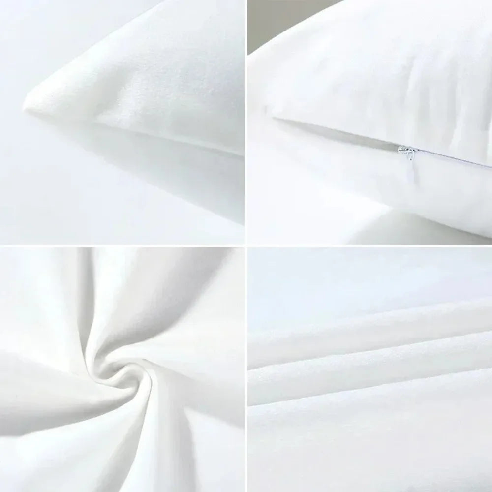 4pcs Floral Printed Pillowcases with Butterfly Motifs Sofa cushion cover home bedroom room decoration