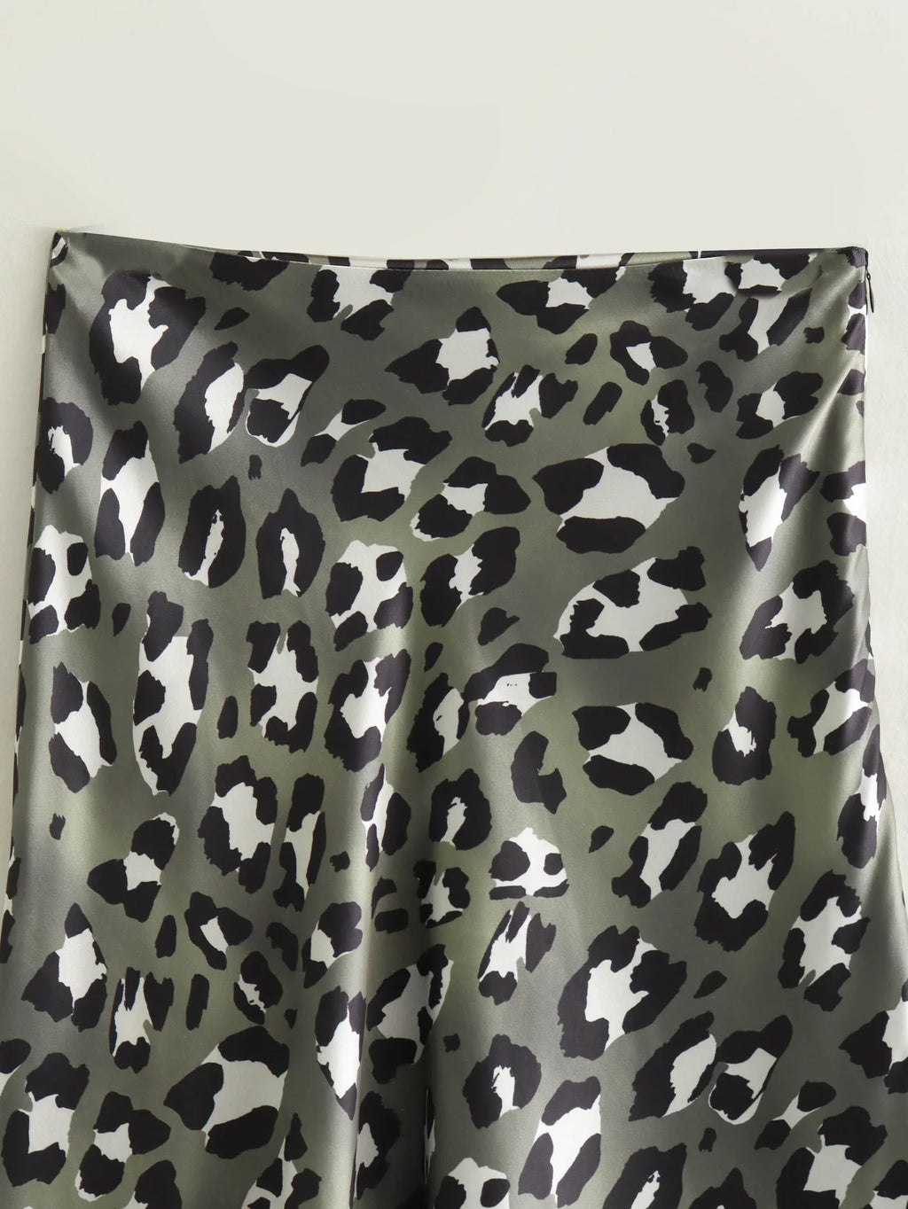 HH Women Fashion Leopard Print Skirt Vintage High Waist Midi Skirts Elegant Women Summer Casual Streetwear Skirt