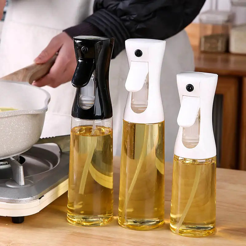 200ml Oil Spray Bottle Kitchen BBQ Cooking Olive Oil Dispenser Camping Baking Empty Vinegar Soy Sauce Sprayer Containers