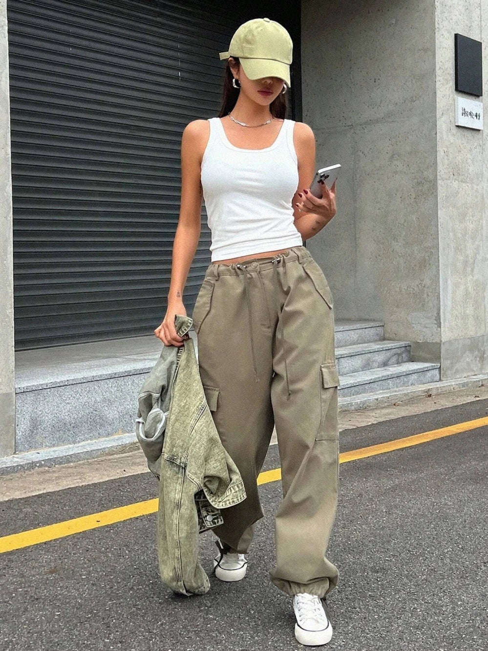 Underlay Beautiful Back Knitted Camisole Vest Paired With Women Summer New Cotton Sleeveless Outerwear Top