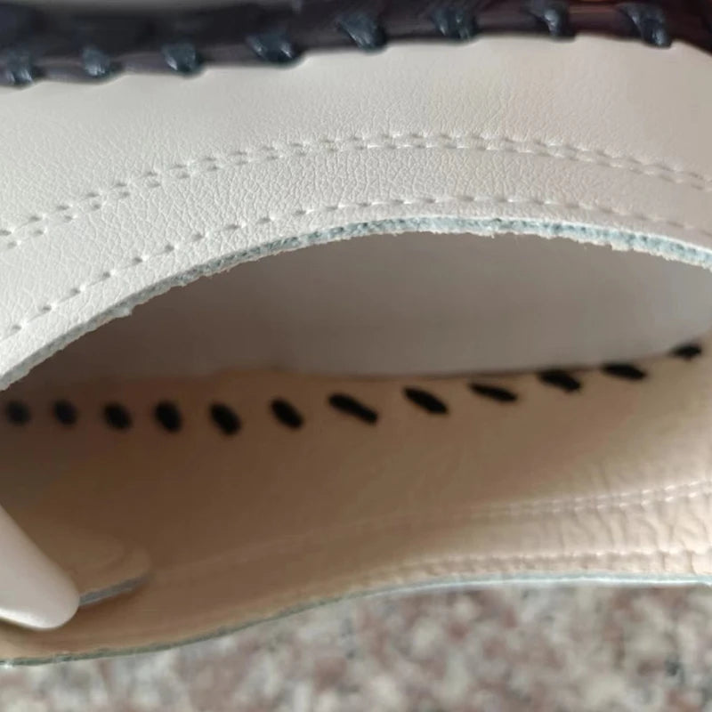 Sneakers Women Shoes Loafers Lace Up Leather Flat New Spring Casual comfortable Shoe