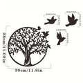 HelloYoung Metal Crafts Wall Decoration Art Tree Of Life Outdoor Courtyard Decoration Logo Anniversary Wall Gift and Home Decor