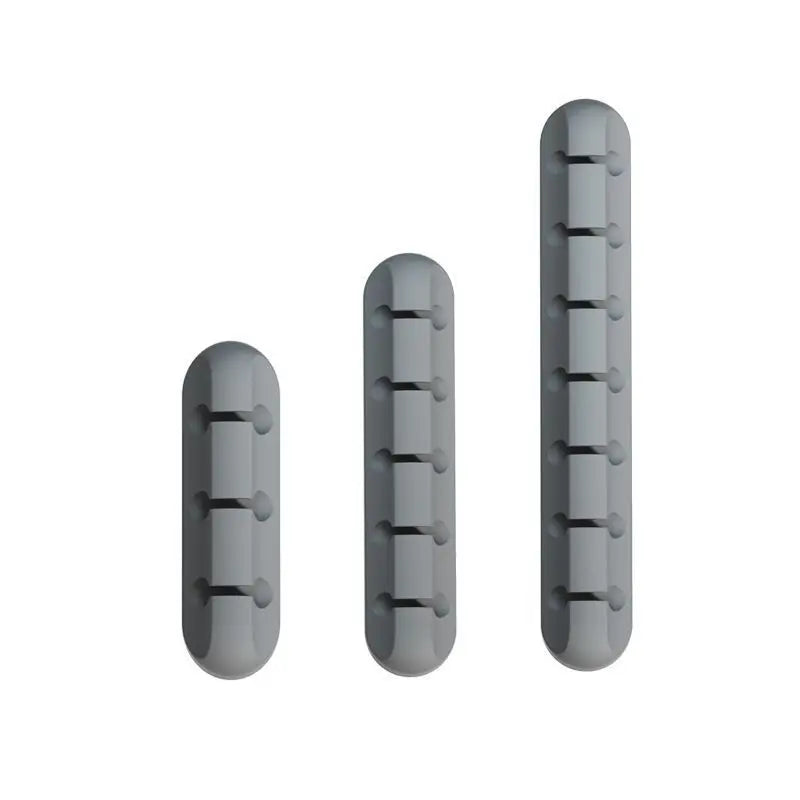 7-hole Data Cable Organizer, Desktop Charging Cable Storage Protector, Mouse Cable, Headphone Winding Device, Fixing Clipp