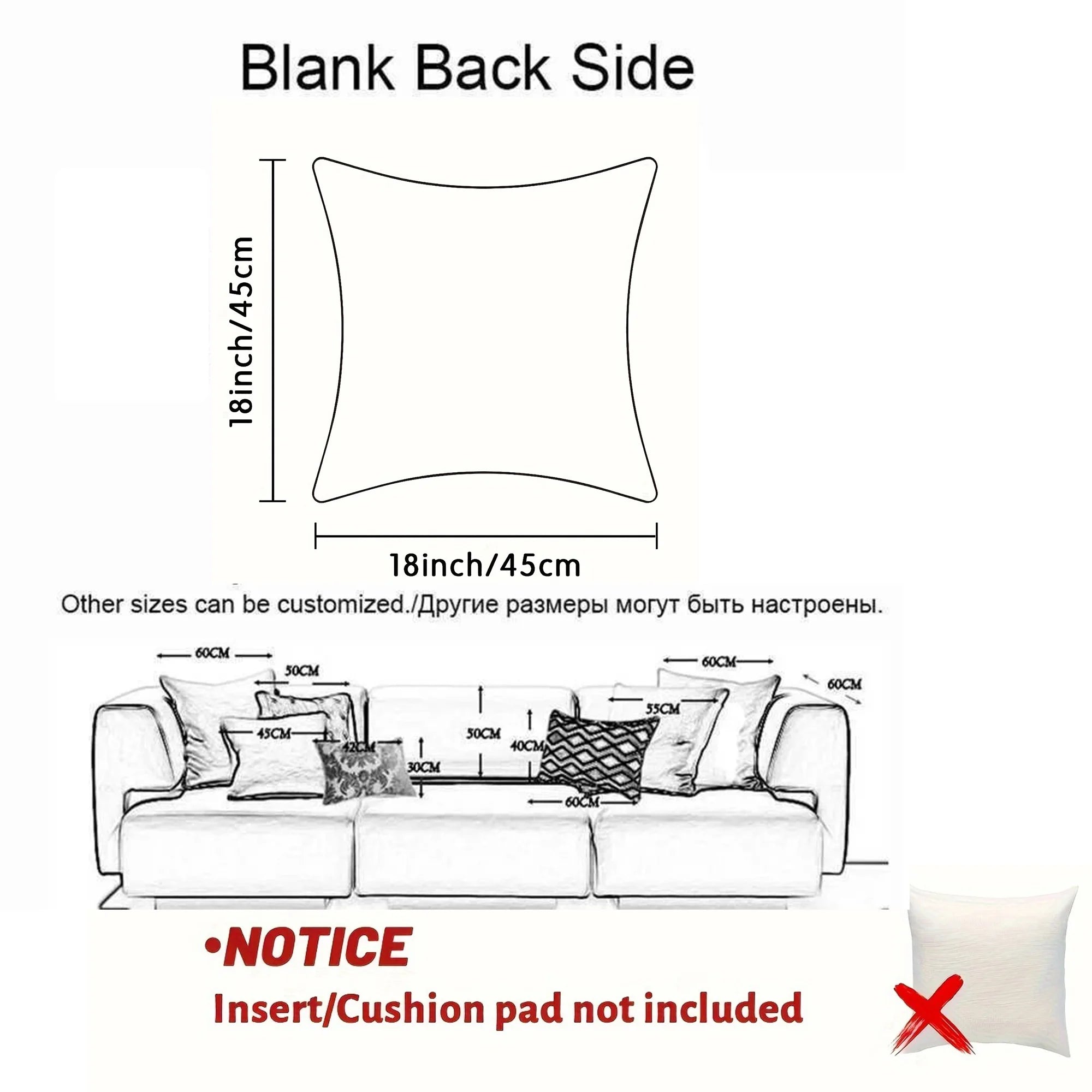 VIKAMA Warm and Cute Cartoon Cat Home Pillow Cover Cushion Cover Soft Sofa Bedhead Comfortable Reading Corner Home Decoration