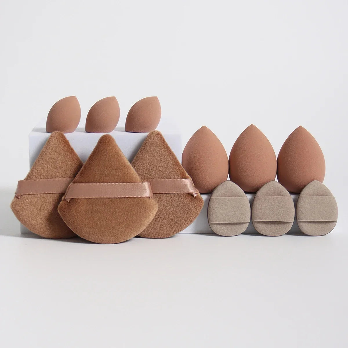 12/15Pcs Makeup Sponge Cosmetic Puff Foundation Sponges Blender Beauty Powder Puffs Women Make Up Accessories Makeup  Tools