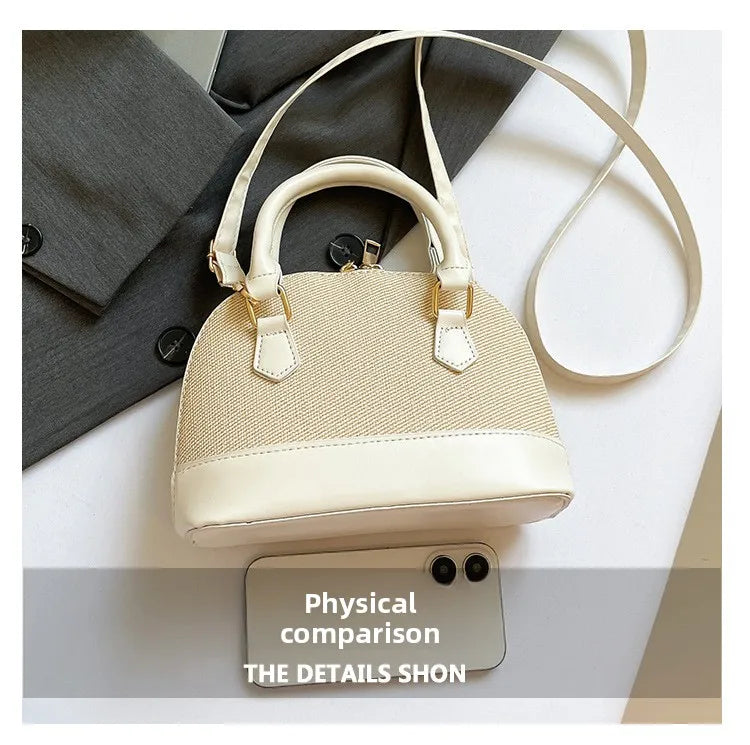 Women Shell Crossbody Bag New Trendy Retro Shoulder Handbag Simple Stylish Casual Commuter Purse Lady Bolsa Feminina Сумка