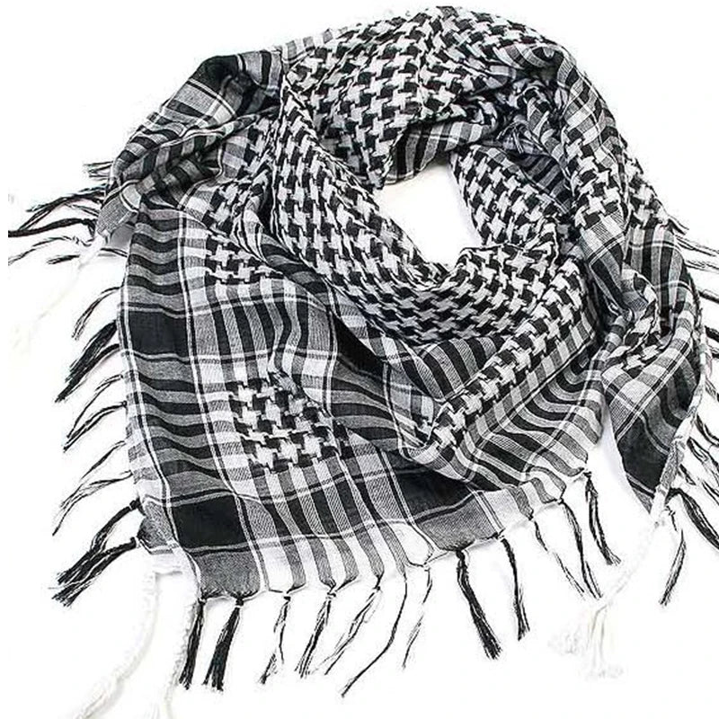 Summer Scarf Men Lightweight Scarf Spring Army Plaid Head Scarf Keep Warm New Hot Sale