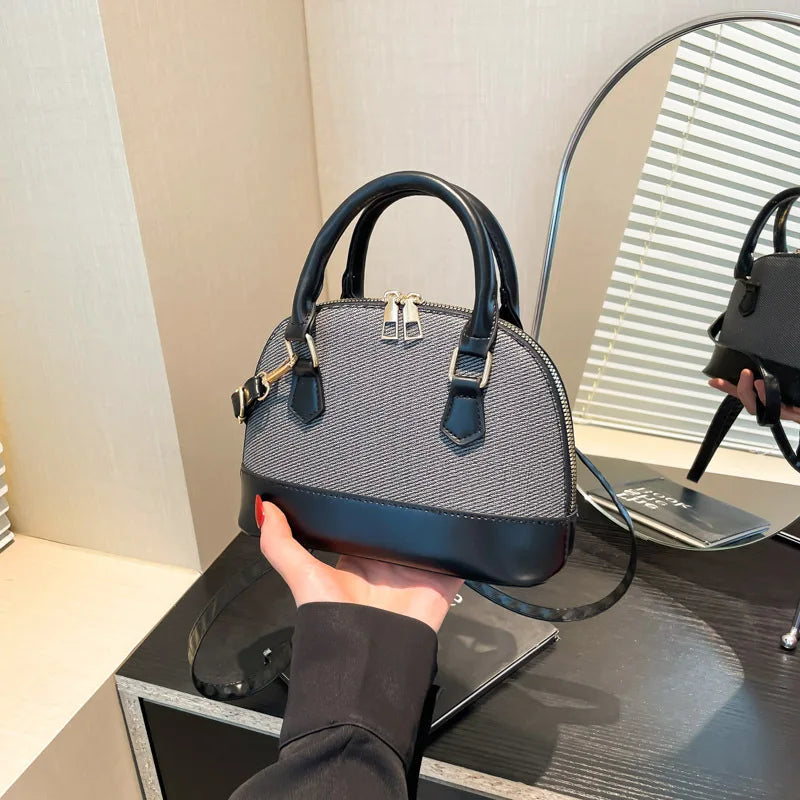 Women Shell Crossbody Bag New Trendy Retro Shoulder Handbag Simple Stylish Casual Commuter Purse Lady Bolsa Feminina Сумка