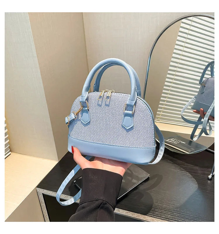 Women Shell Crossbody Bag New Trendy Retro Shoulder Handbag Simple Stylish Casual Commuter Purse Lady Bolsa Feminina Сумка