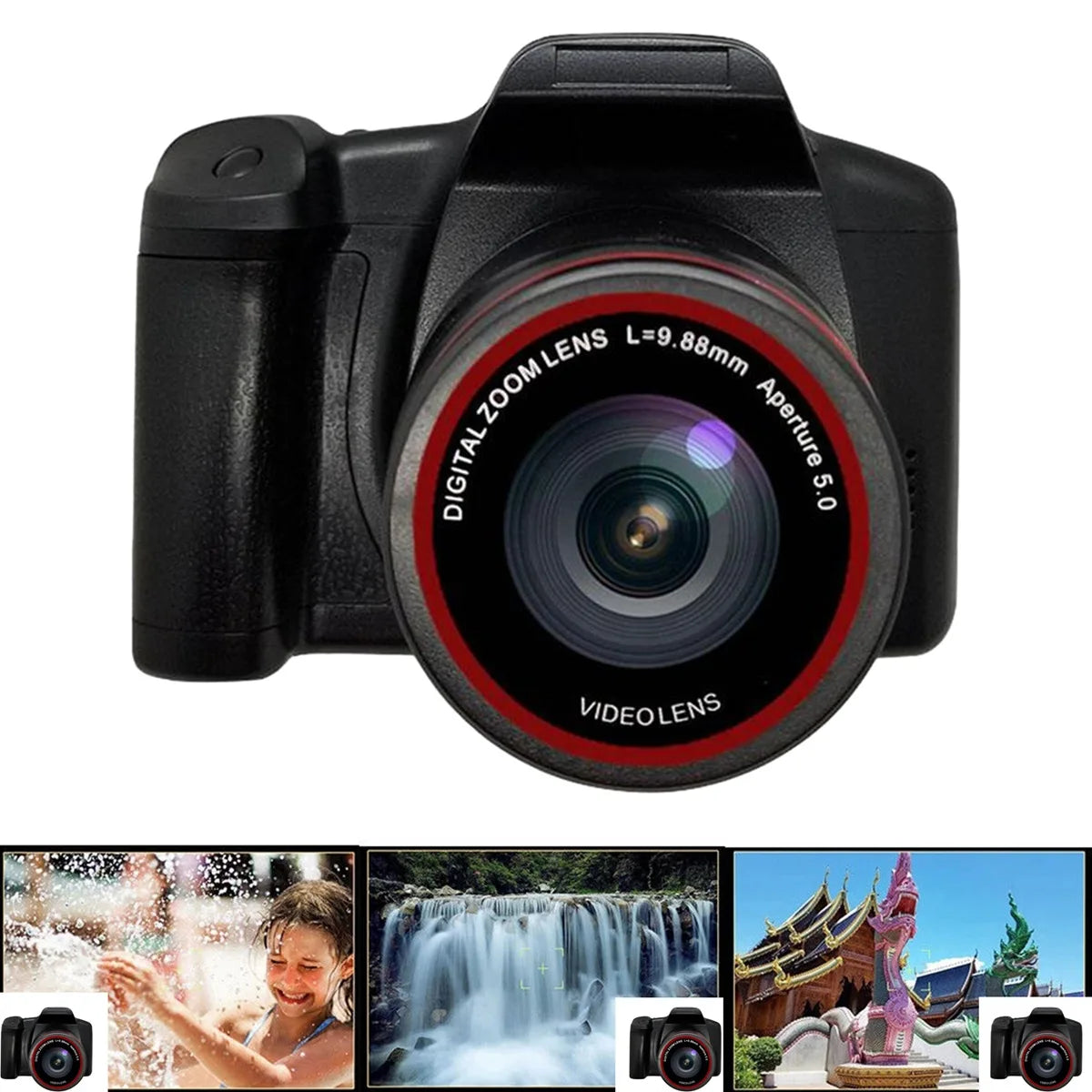 BAAE XH05 SLR Digital Camera 2.8 Inch TFT Display 16 Million Pixels Small Household DV 16X Digital Zoom SLR DV Camera