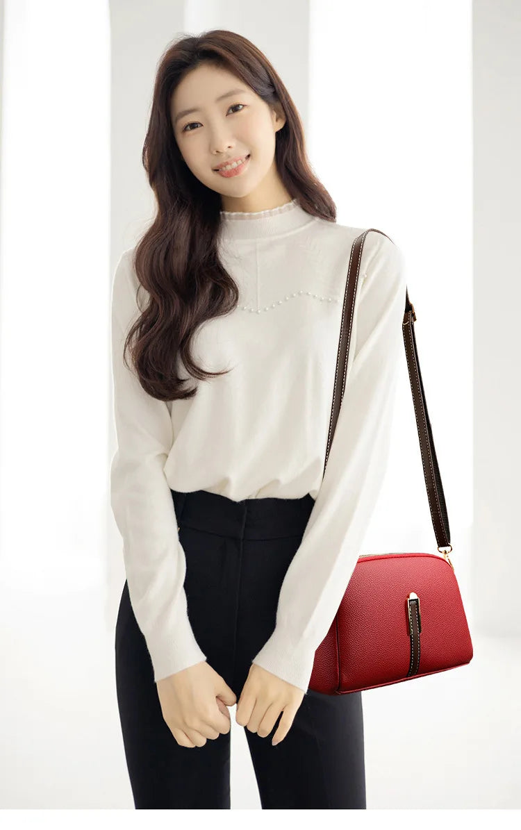 Women Handbag Designer Cowhide Flap Bag Luxury Women's Messenger Bags Crossbody Bags For Women
