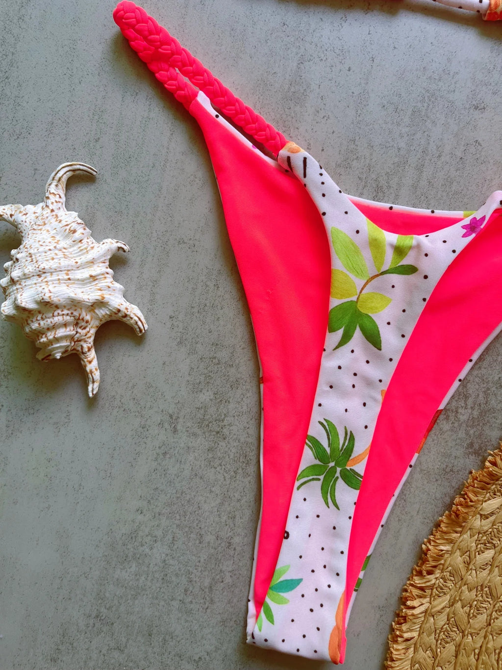 Sexy Triangle Bikini Push Up Brazilian Swimwear Women Printed Bikinis Padded Swimsuit Thong Bathing Suit Maillot De Bain Femme