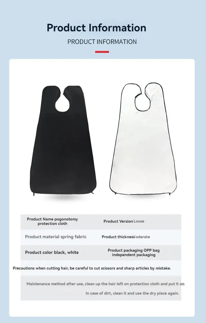 Shaving Bib Shaving Bib Trimming Beard Styling Bib Suction Cup Shaving Bib Hairdressing Bib