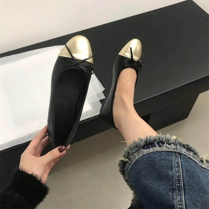 2026 New Spring Butterfly-knot Women Loafer Elegant Mix Colors Slip On Shoes Laides Comfort Soft Sole Ballet Flats Single Shoes