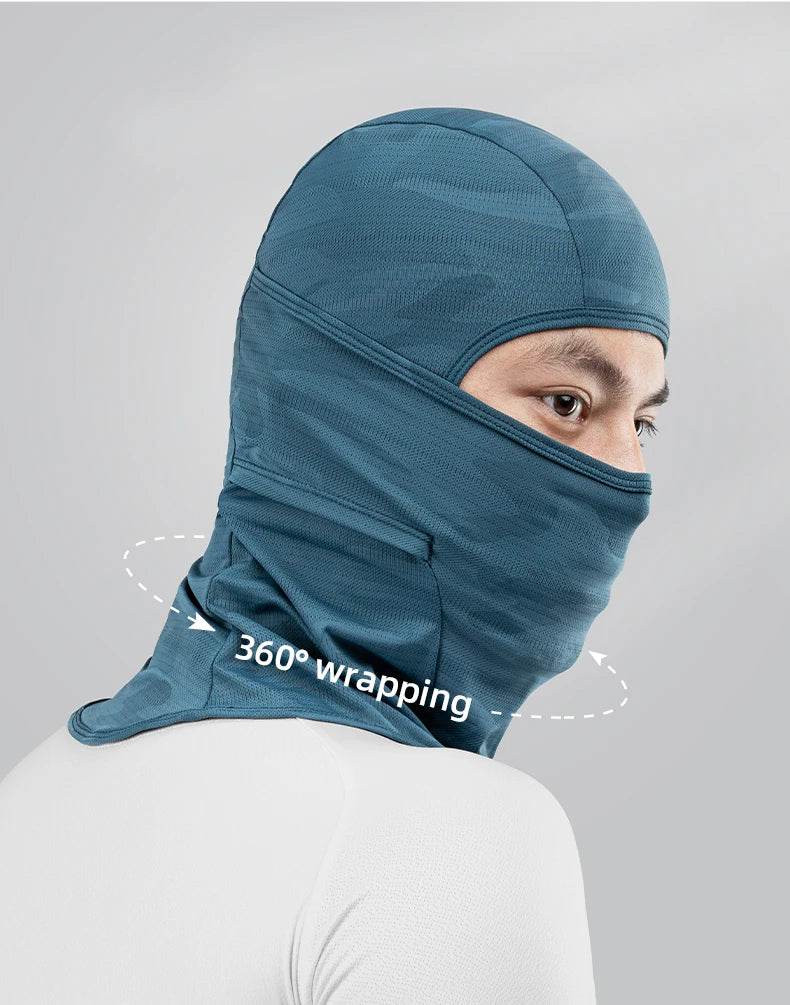 ROCKBROS Spring Summer Cycling Mask UV Sun Protection Mask Bike Balaclava Hat Bicycle Scarf Breathable Sport Motorcycle Masks